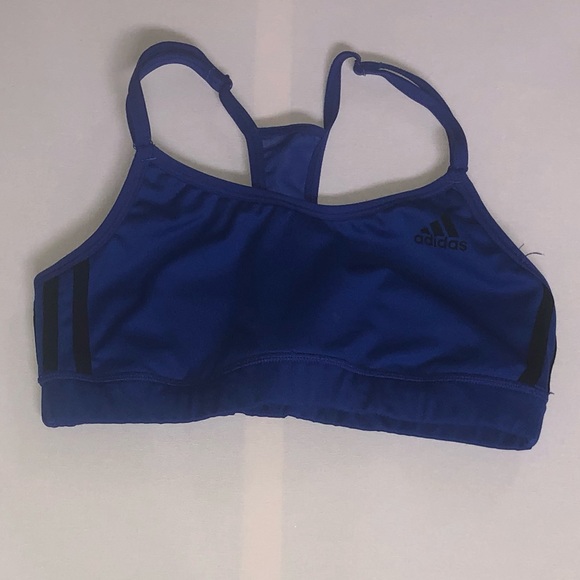 Blue Adidas Sports Bra - Picture 3 of 4